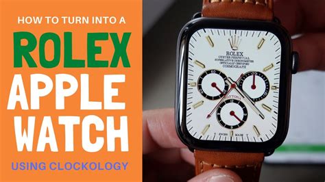 apple watch rolex clock